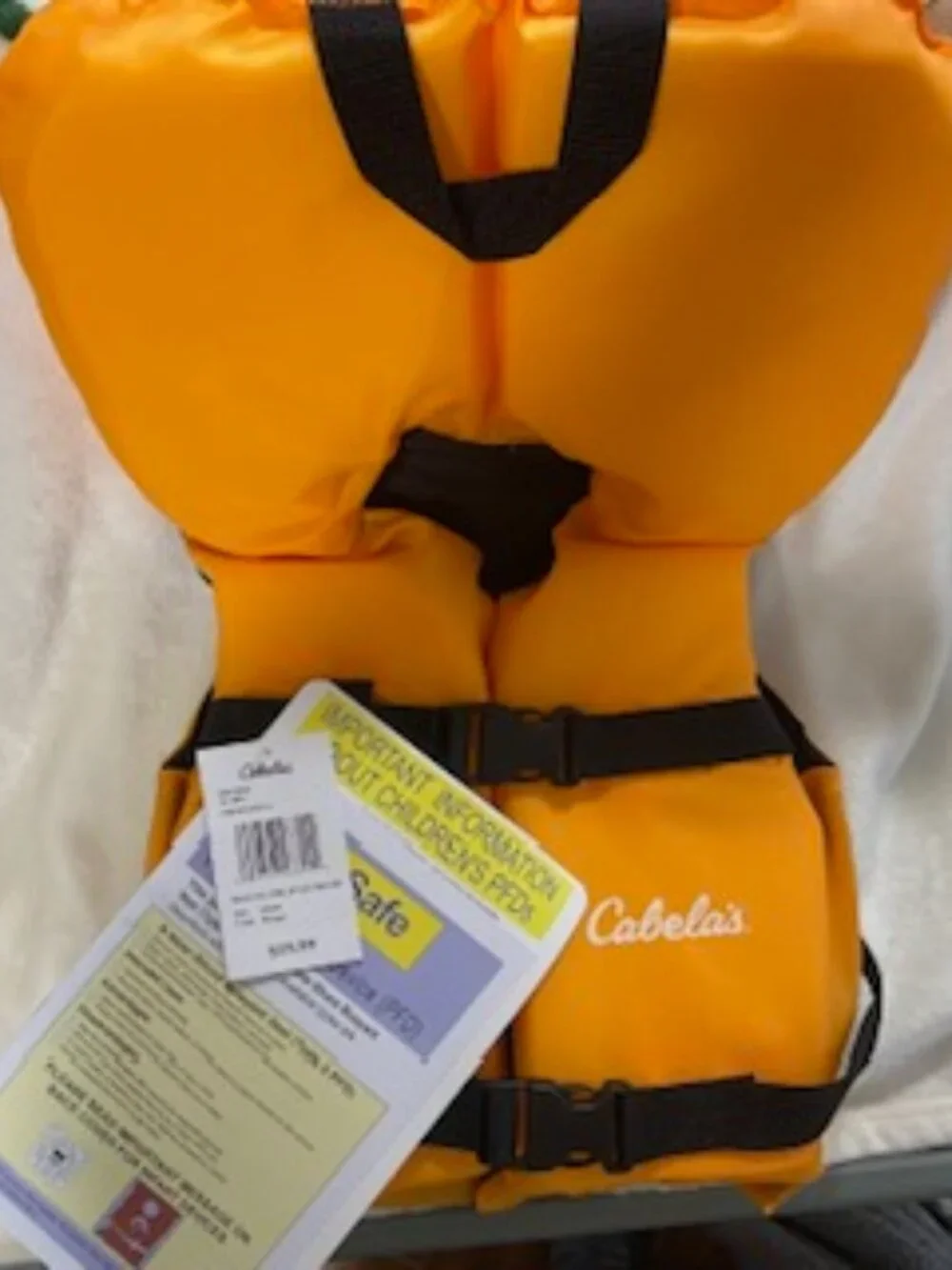 Cabela's Infant Life Jacket ~ Mango ~ Near Shore Buoyant Vest (Type II PFD)